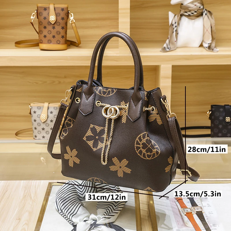 Latest Women Purses and Handbags Shoulder Ladies Hand Bags Designer Waterproof Handbag Set