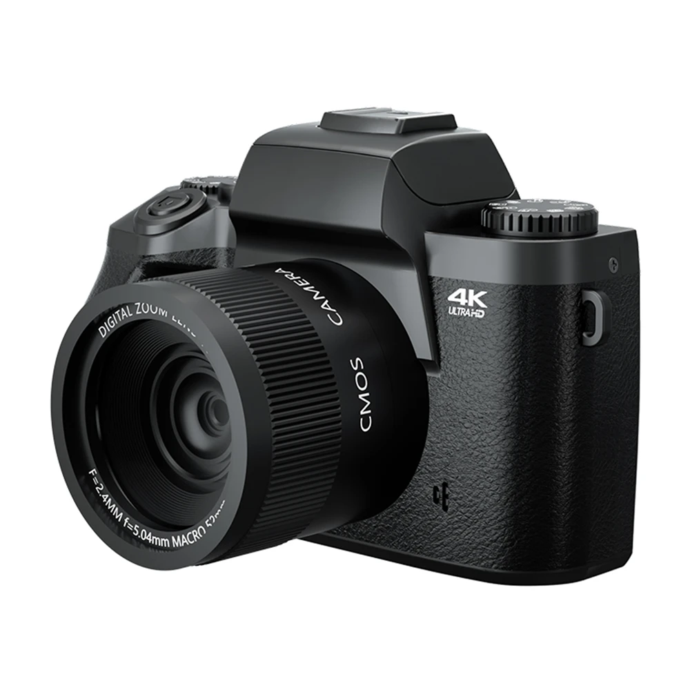 Auto Focus 64MP Digital Camera SLR DSLR For Photography 4K 60FPS Vlog Camcorder 4.0 Inch Touch Screen Youtube Livestream Webcam