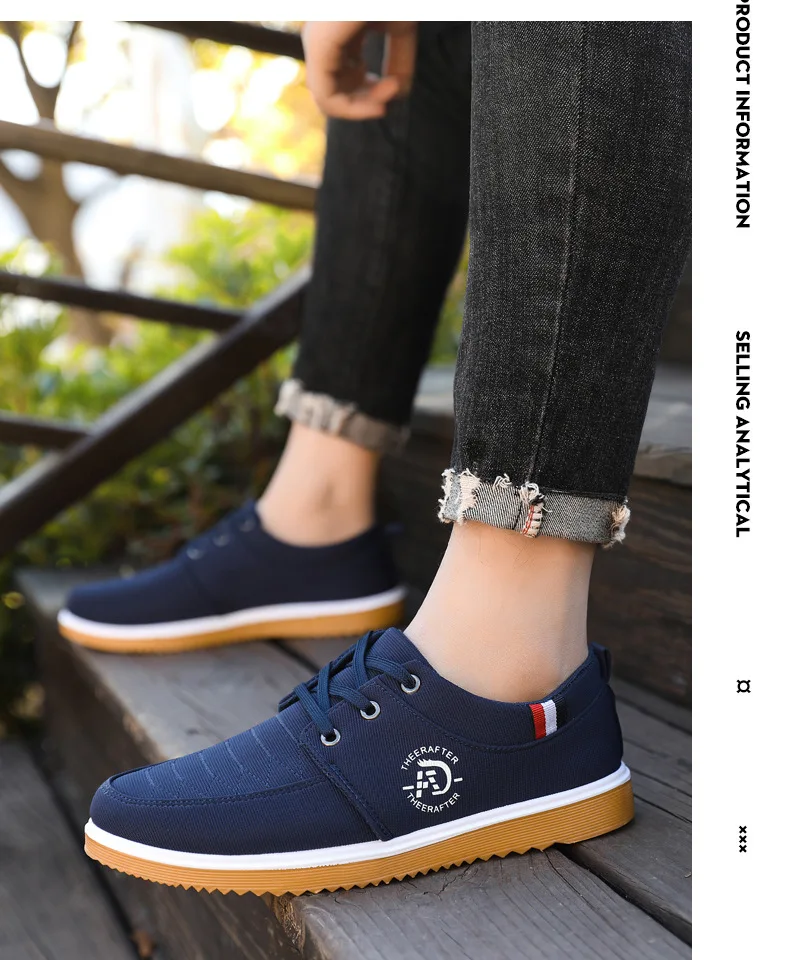 Summer Mens Canvas Shoes Fashion Platform Sneakers for Men Casual Walking Breathable Shoes 2024 Male Loafers Zapatillas Hombre