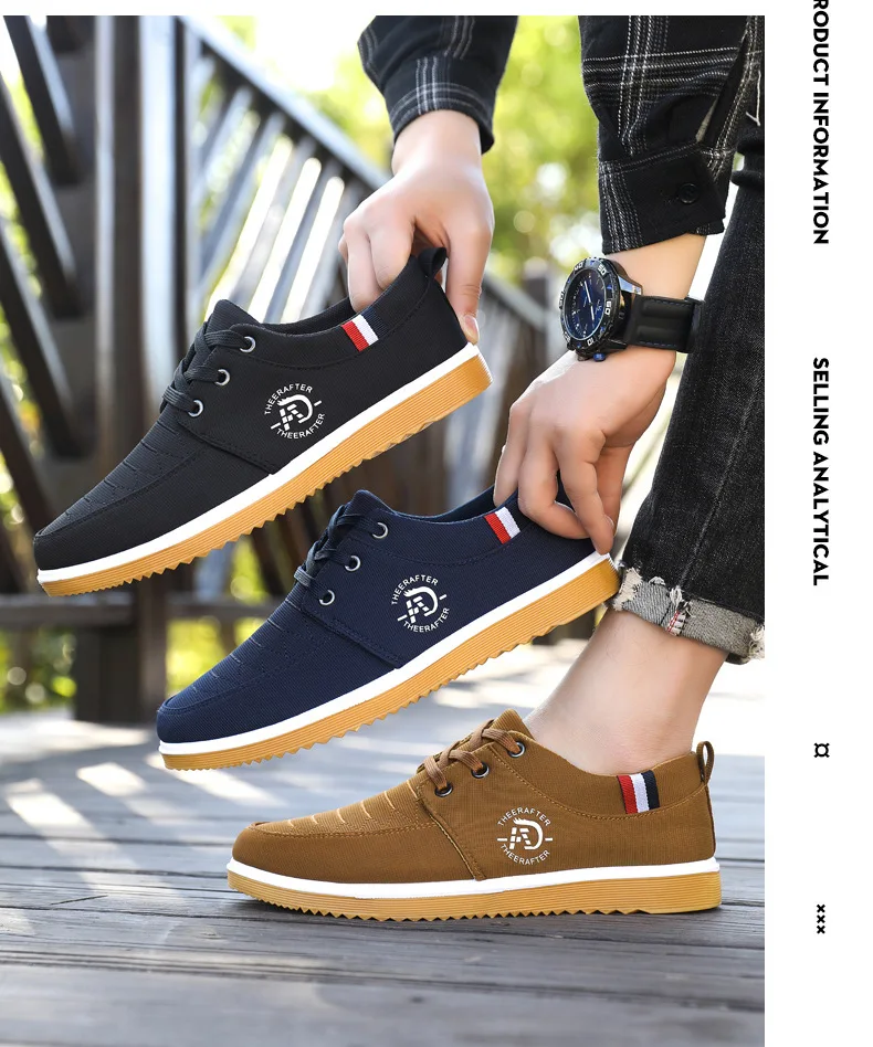 Summer Mens Canvas Shoes Fashion Platform Sneakers for Men Casual Walking Breathable Shoes 2024 Male Loafers Zapatillas Hombre