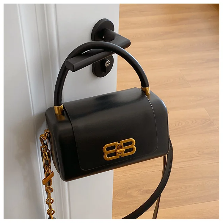 Tao Women's New Han Chao Fashion Handheld Box Small Square Bag Advanced Sense One Shoulder Crossbody High Quality Classic Style