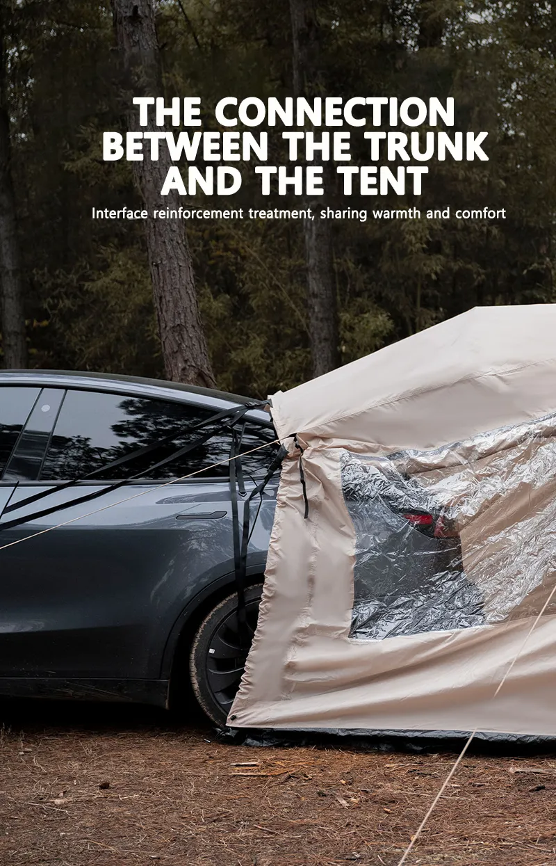 Model Y Tent Tailgate Shade Awning Tent Double Door Design Camping Outdoor Travel 210D Thickened Oxford Cloth For Tesla Model Y