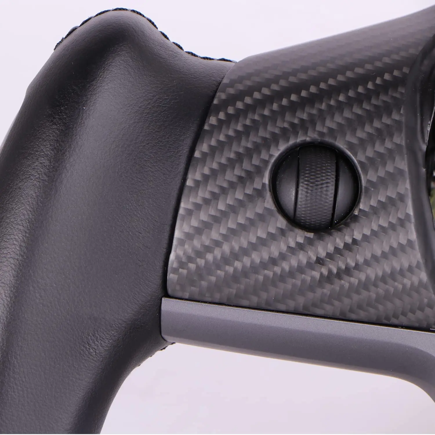 Yoke Steering Wheel Customization Ellipse for Tesla Model 3 Y  Matte and Glossy Carbon Fiber Trim Panel Decorate Middle and Side