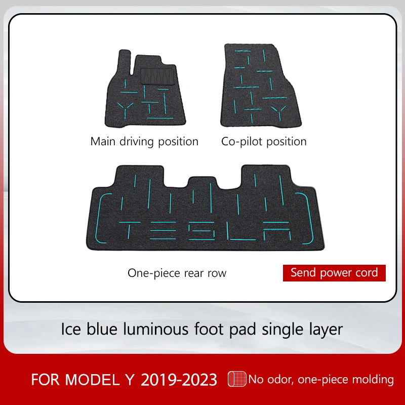 Y blue single mat