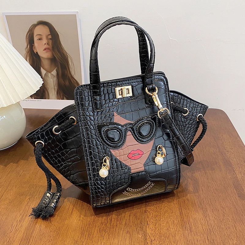 Designer Brand Handbag High Quality Shoulder Bag for Women 2022 Purses Crossbody Bags Luxury Satchel Cartoon Girl Tote Bag