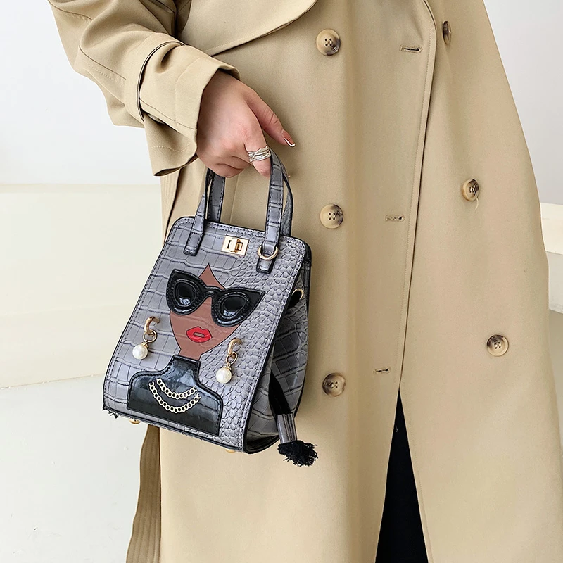 Designer Brand Handbag High Quality Shoulder Bag for Women 2022 Purses Crossbody Bags Luxury Satchel Cartoon Girl Tote Bag