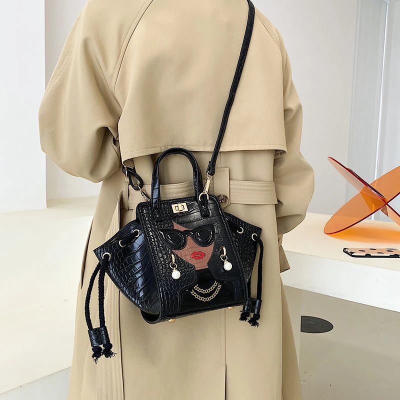 Designer Brand Handbag High Quality Shoulder Bag for Women 2022 Purses Crossbody Bags Luxury Satchel Cartoon Girl Tote Bag