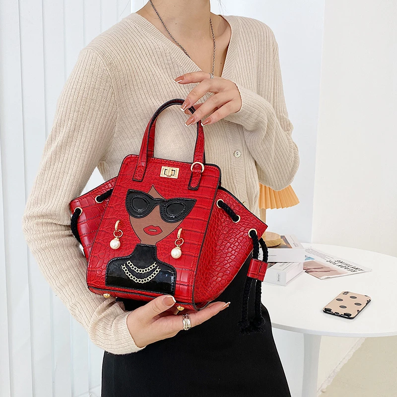 Designer Brand Handbag High Quality Shoulder Bag for Women 2022 Purses Crossbody Bags Luxury Satchel Cartoon Girl Tote Bag