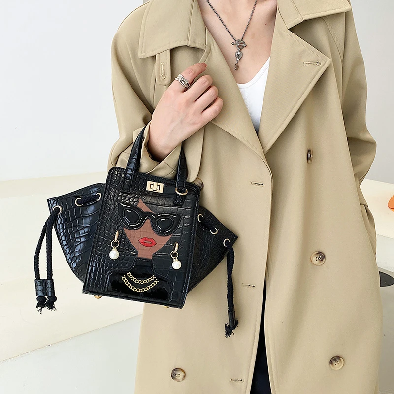 Designer Brand Handbag High Quality Shoulder Bag for Women 2022 Purses Crossbody Bags Luxury Satchel Cartoon Girl Tote Bag