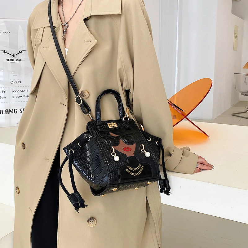 Designer Brand Handbag High Quality Shoulder Bag for Women 2022 Purses Crossbody Bags Luxury Satchel Cartoon Girl Tote Bag