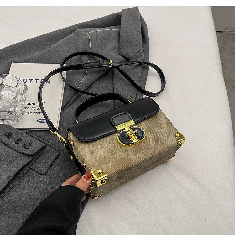 Luxury Designer Box Square Crossbody Bag For Women 2024 New Brand High Quality PU Tote Bag Fashion Giils Mini Handbag