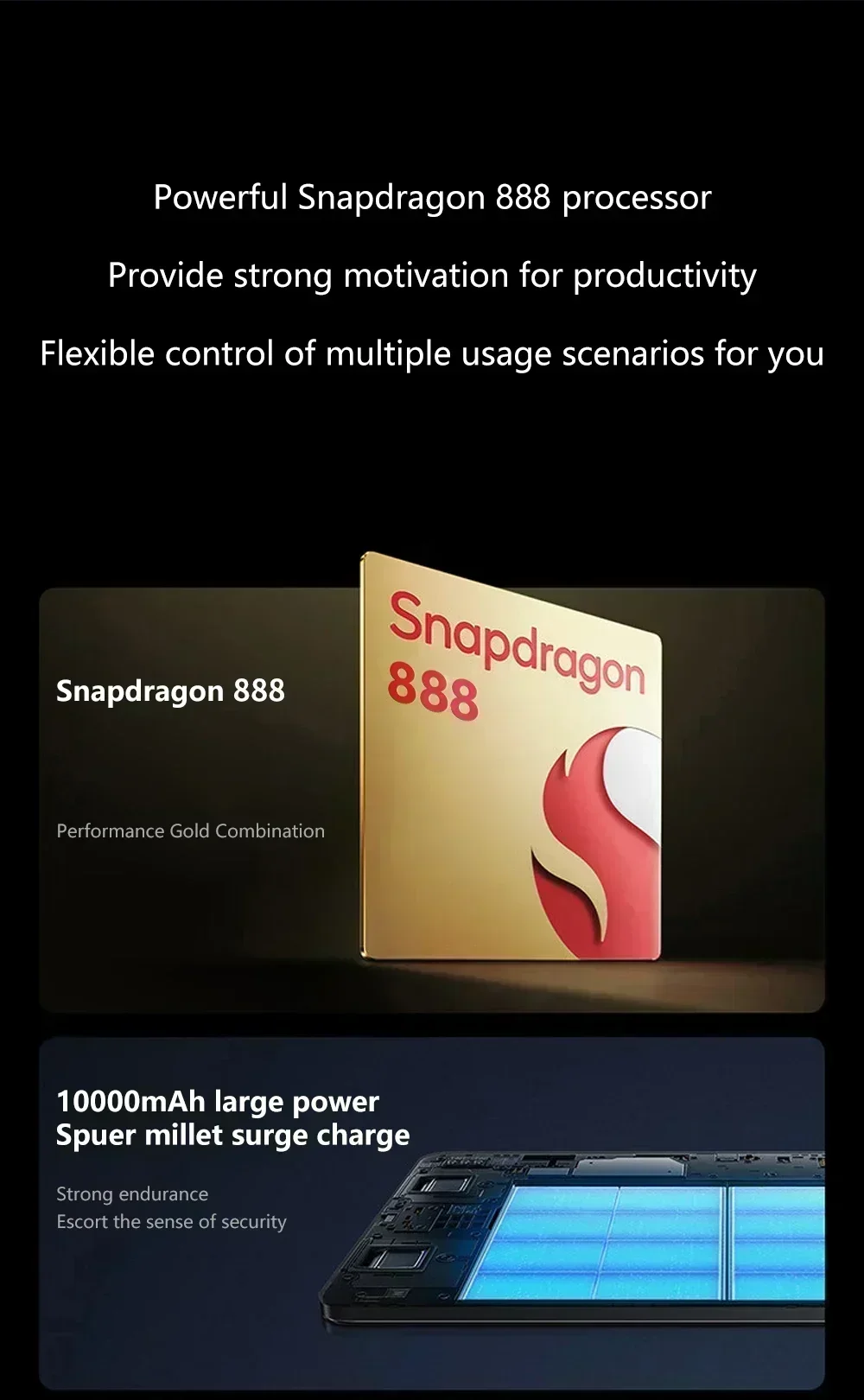2024 Original Pad 6 Pro Global Version Tablet PC 11 inch Snapdragon 888 10000mAh Android 13.0 16GB 512GB 5G HD 4K Screen WIFI Mi