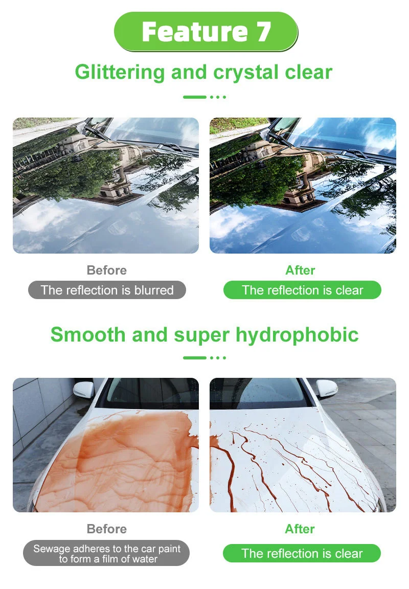 Car Nano Ceramic Coating Body Polish Renovator Shine Auto Spray Paint Care Repairing Coats Hydrophobic 300ML Car Accessories