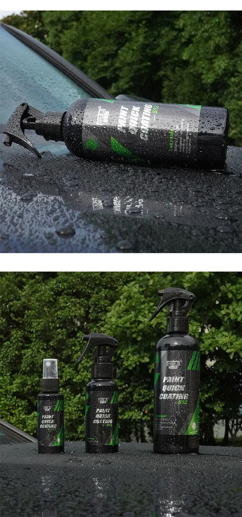 Car Nano Ceramic Coating Body Polish Renovator Shine Auto Spray Paint Care Repairing Coats Hydrophobic 300ML Car Accessories