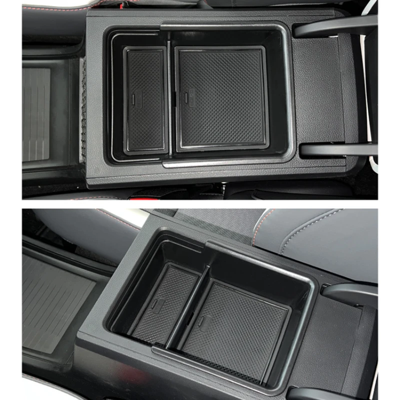 Car Central Armrest Storage Box For MG 4 MG4 EV EH32 MuLan 2022 2023 2024 Center Console Organizer Containers Tray Accessories