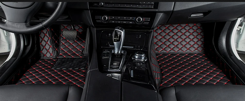 CUWEUSANG Custom Car Floor Mats For DS3 Auto Carpets Foot Coche Accessorie