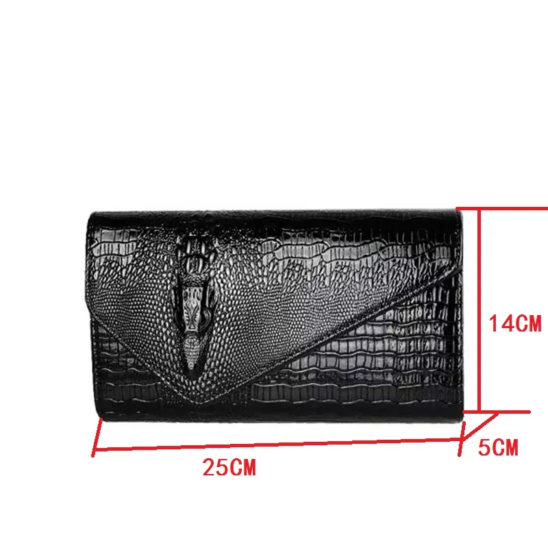 Luxury Crocodile Bags Women Leather Chain Crossbody Bags For Women New 2023 Brand Handbags Shoulder Bags Messenger Female Clutch