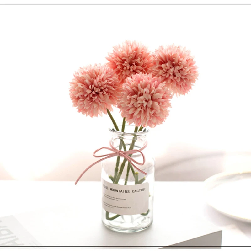 3/5Pcs Hydrangea Artificial Flowers Bouquet For Home Bedroom Decor Wedding Decoration Craft Vases Flower Arrangement Accessories