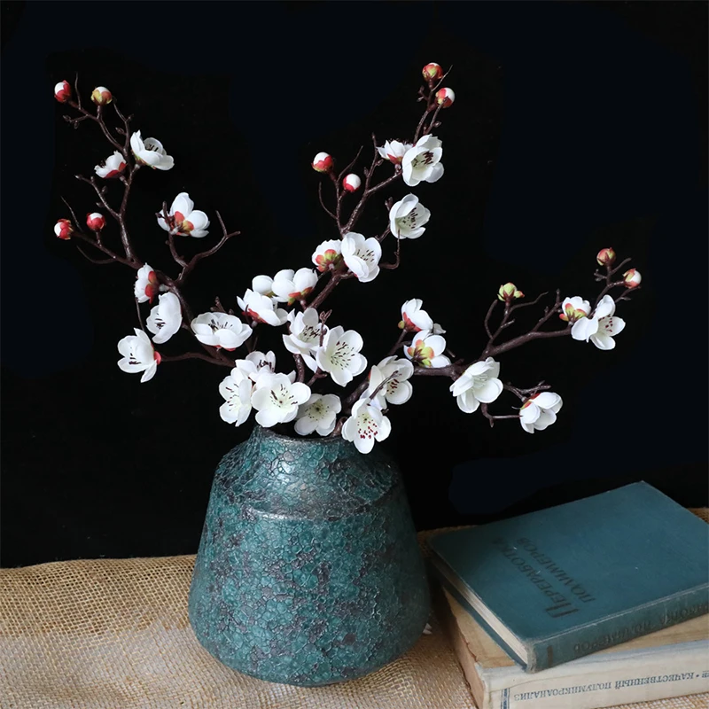 Artificial Magnolia Flower Branch For Home Living Room Decoration Fake Silk Flower Plant Wedding Party Simulation Flower Bouquet