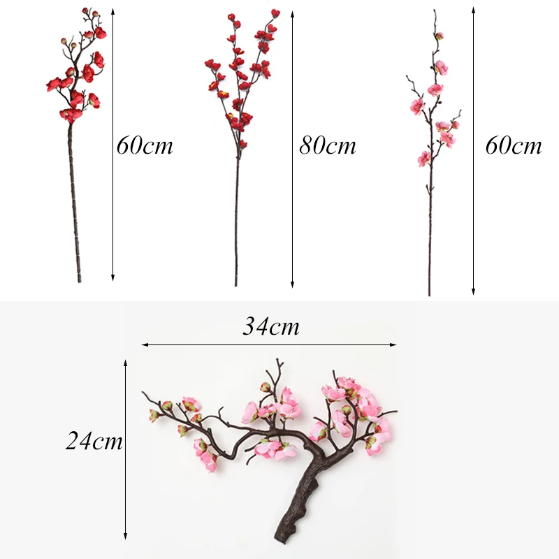 Artificial Magnolia Flower Branch For Home Living Room Decoration Fake Silk Flower Plant Wedding Party Simulation Flower Bouquet