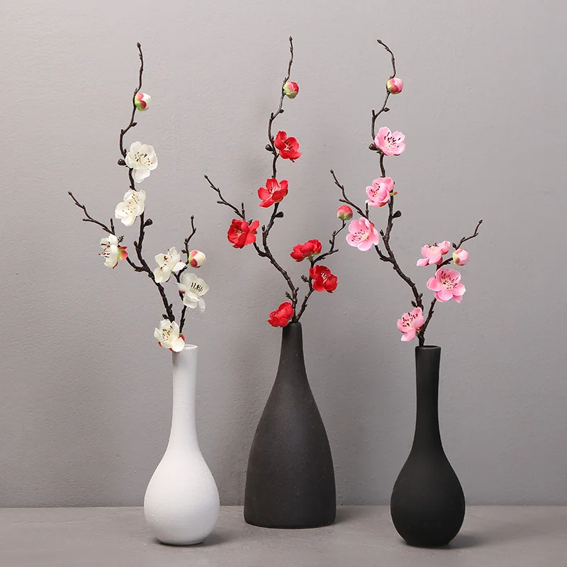 Artificial Magnolia Flower Branch For Home Living Room Decoration Fake Silk Flower Plant Wedding Party Simulation Flower Bouquet