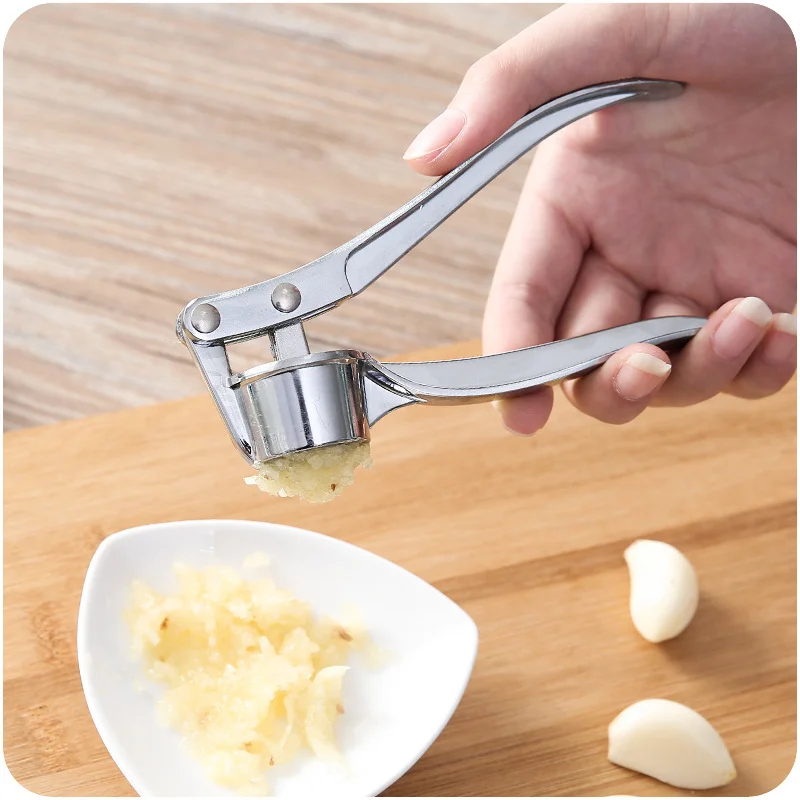 Imitating Stainless Steel Multifunction Garlic Press Crusher Kitchen Cooking Ginger Squeezer Masher Handheld Ginger Mincer Tools
