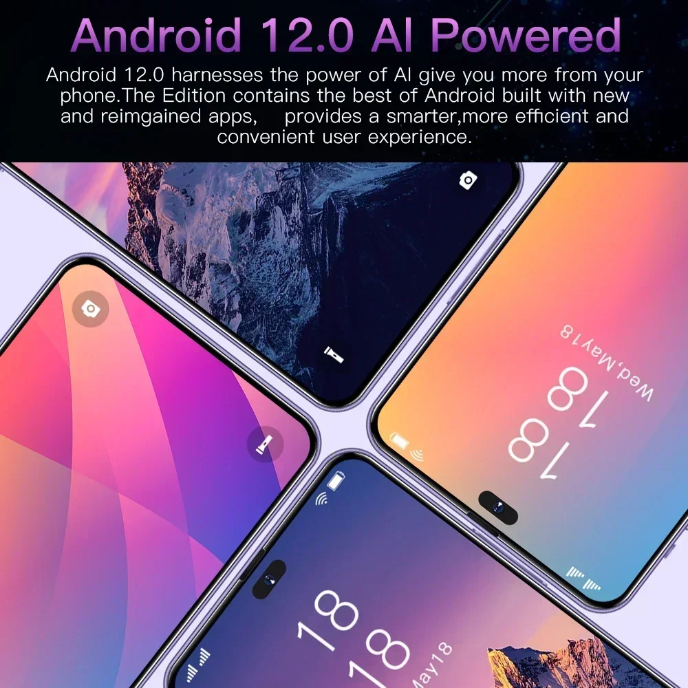 Brand New pro 16 Original 16GB+1TB For Smartphone 6.7 inch Full Screen 4G 5G Cell Phone 7800mAh Mobile Phones Global Version