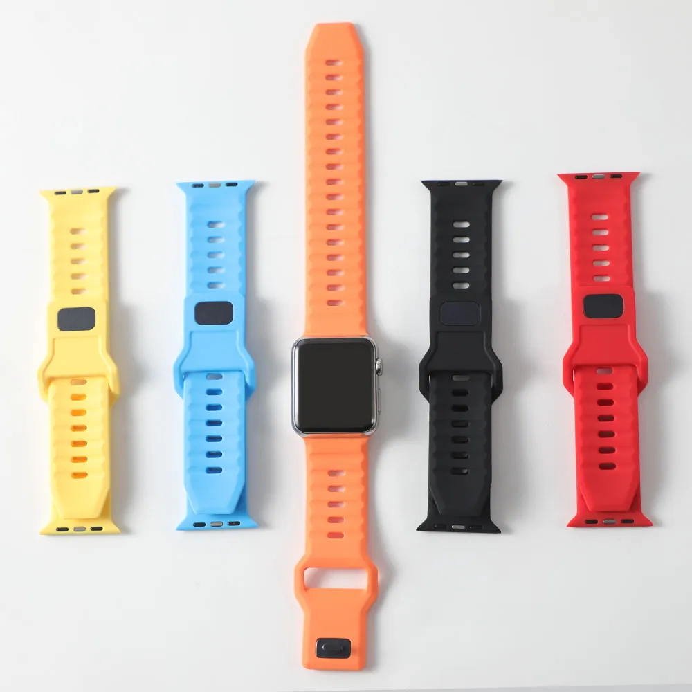 Sport Strap For Apple Watch Band 44mm 49mm 45mm 42mm 41mm 40mm accessories correa bracelet iwatch Series 8 7 6 5 4 3 se ultra