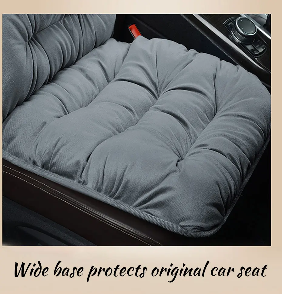 Winter Thicken Car Seat Cover Universal Soft Plush Seats Cover Luxury Seat Protector Interior Auto Seat Pad Accessories