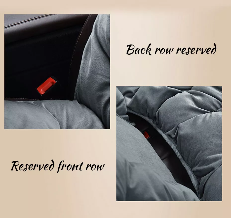 Winter Thicken Car Seat Cover Universal Soft Plush Seats Cover Luxury Seat Protector Interior Auto Seat Pad Accessories