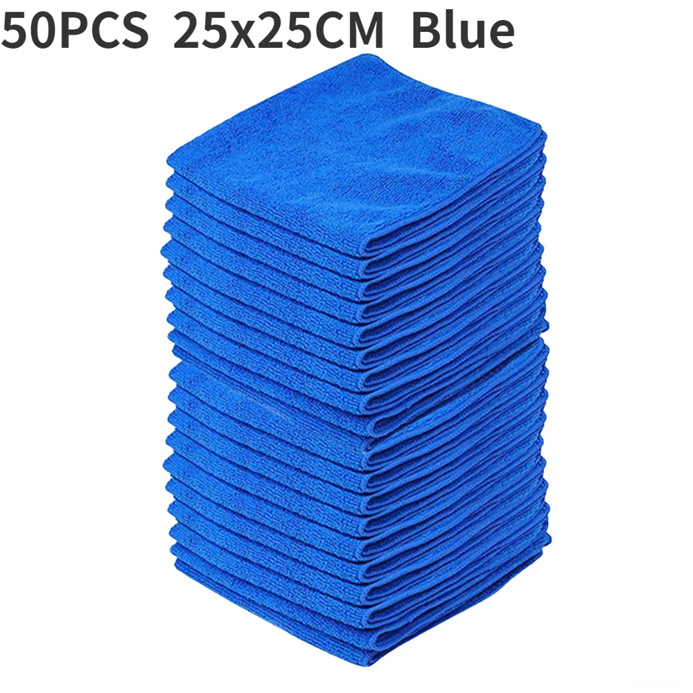 50PCS 25x25CM Blue