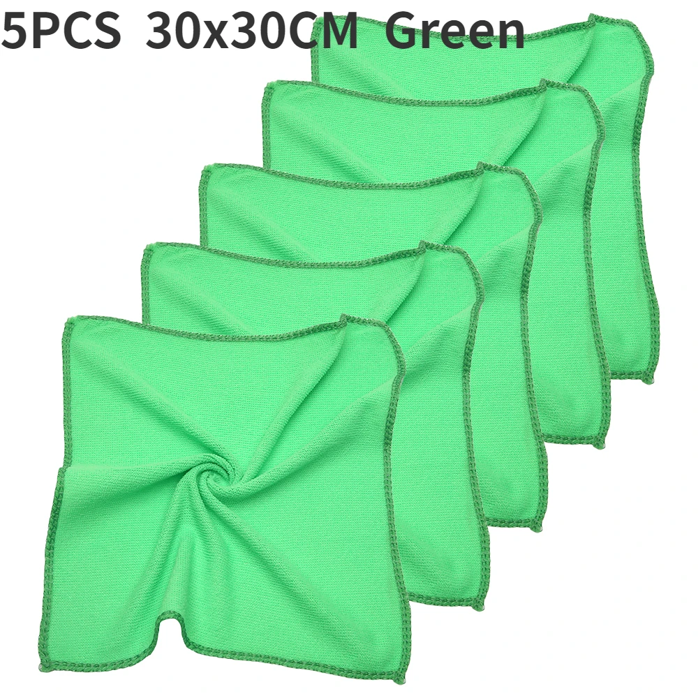 5PCS 30x30CM Green