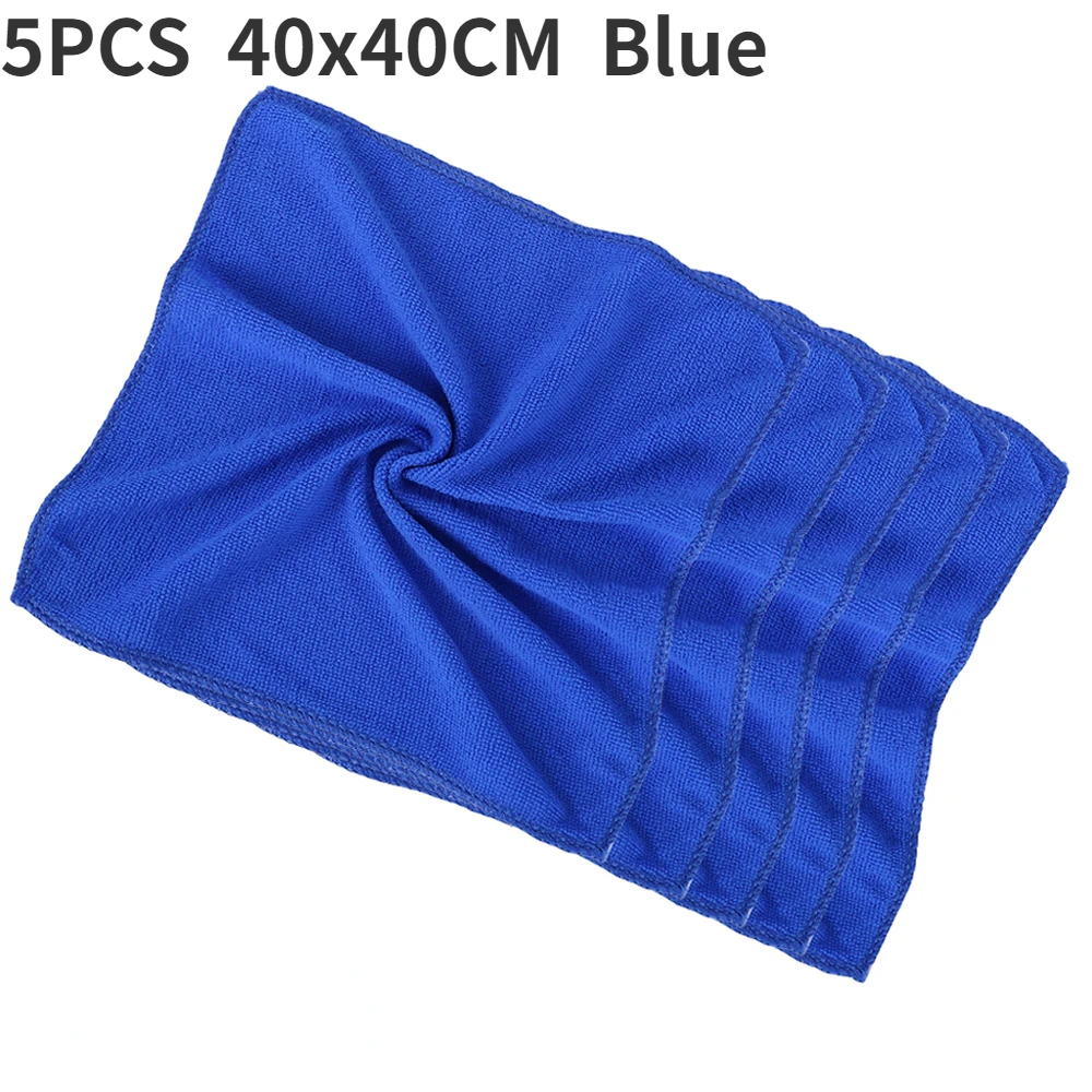 5PCS 40x40CM Blue