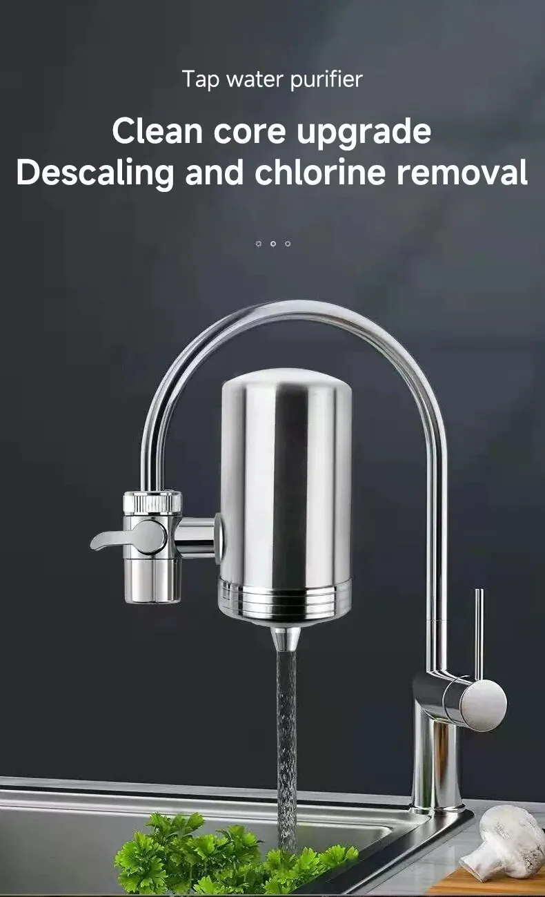 Kitchen Stainless Steel Faucet Water Filter Pre-filter Faucet Water Purifier Household Tap Water Direct Drinking