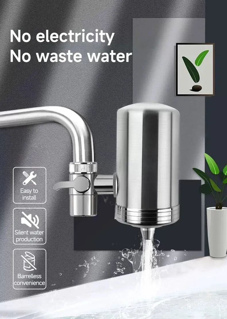 Kitchen Stainless Steel Faucet Water Filter Pre-filter Faucet Water Purifier Household Tap Water Direct Drinking