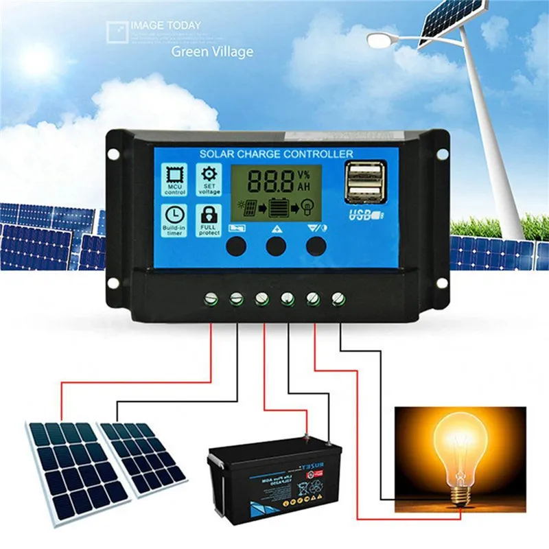 4000W/6000W/8000W Solar Panel System 18V18W Solar Panel 30A Charge Controller  Car Solar Inverter Kit Complete Power Generation