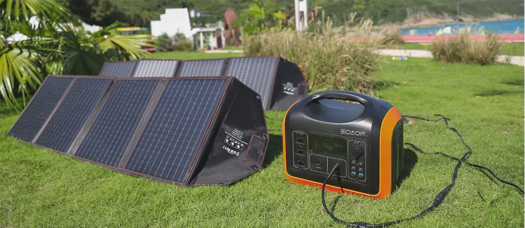 1200W LifePo4 Power Station  Solar Generator Camping Portable Energy Storage System Fishing RV Outdoor UPS with Solar Panel