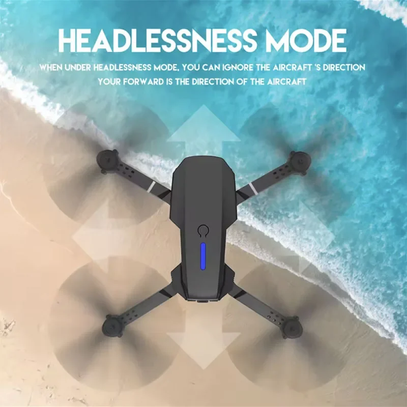 New E88Pro RC Drone 4K Professinal With 1080P Wide Angle Dual HD Camera Foldable RC Helicopter WIFI FPV Height Hold Apron Sell