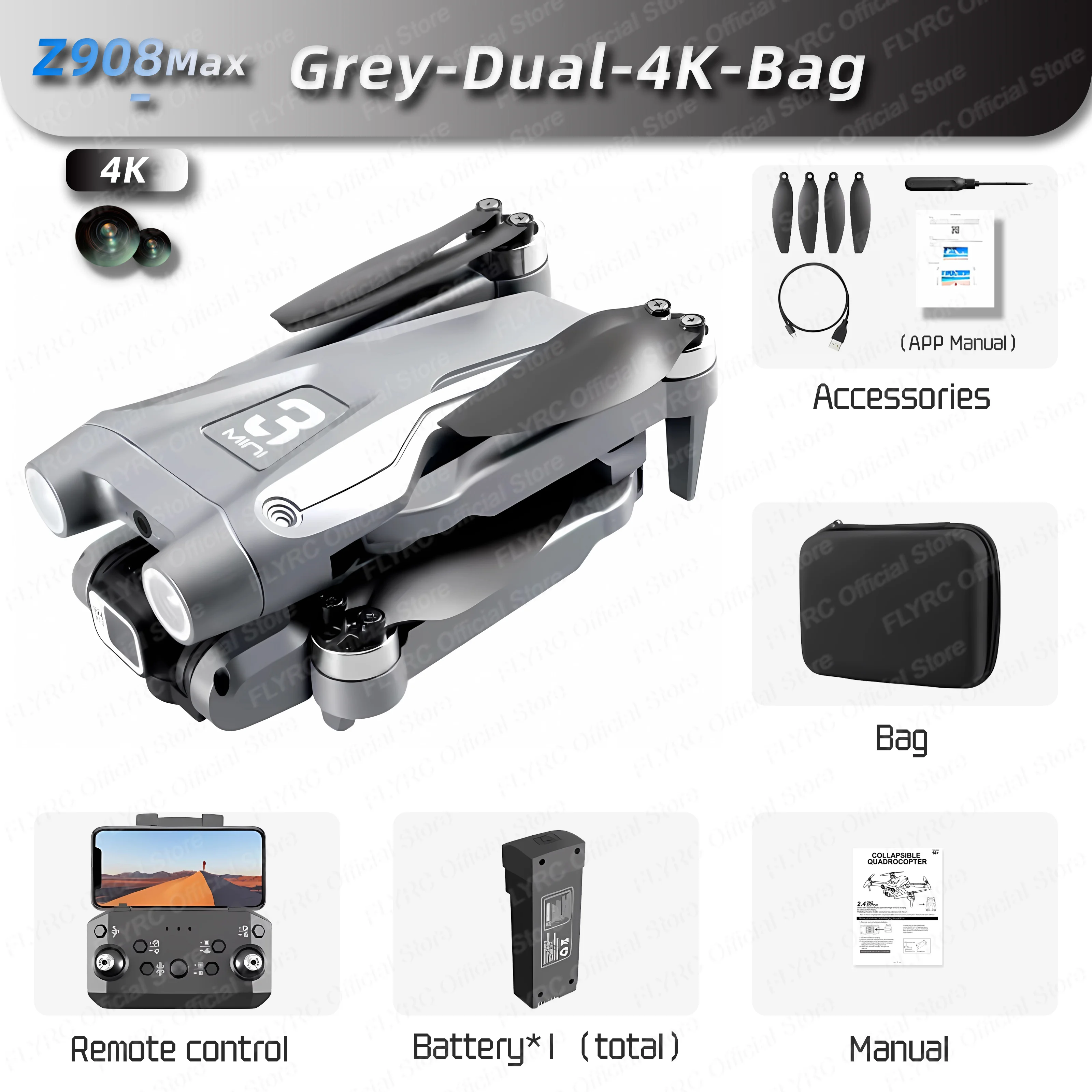 Grey-Dual4K-Bag