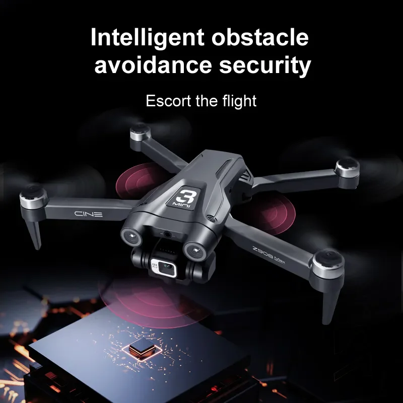 For Xiaomi Z908Pro Max Drone Brushless Motor Dual8K GPS Professional  FPV Obstacle Avoidance Four-Axis Folding Rc Quadcopter Toy