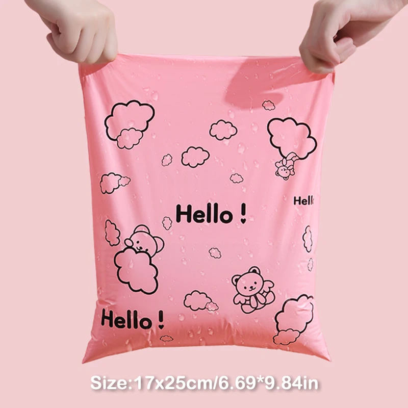 10Pcs  Courier Bag Envelope Packaging Delivery Bag Waterproof Self Adhesive Seal Pouch Mailing Bags Plastic Transport Bag