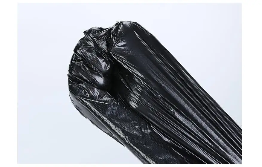 Thickened Black Plastic Bag Vest Storage Bag Takeaway Shopping Packing Garbage with Handle Bag Kitchen Living Room Clean