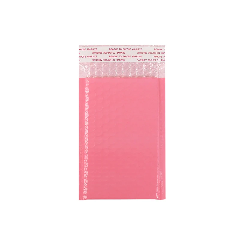 Pink Bubble Packaging Bags for Business 1Set Goods/Gifts/Envelopes/jewelry Package Bag Anti-extrusion Waterproof