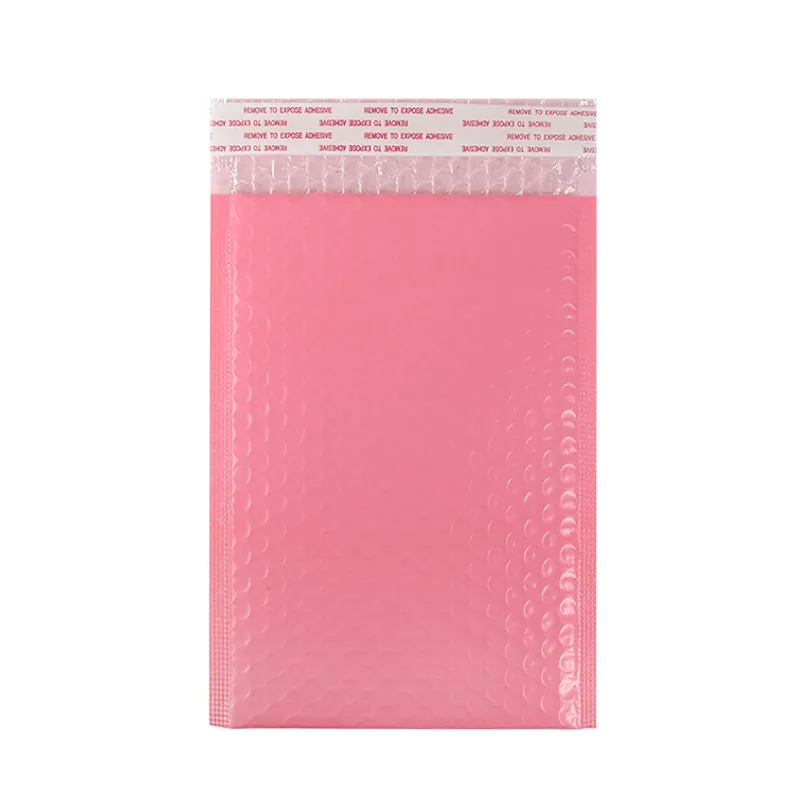 Pink Bubble Packaging Bags for Business 1Set Goods/Gifts/Envelopes/jewelry Package Bag Anti-extrusion Waterproof