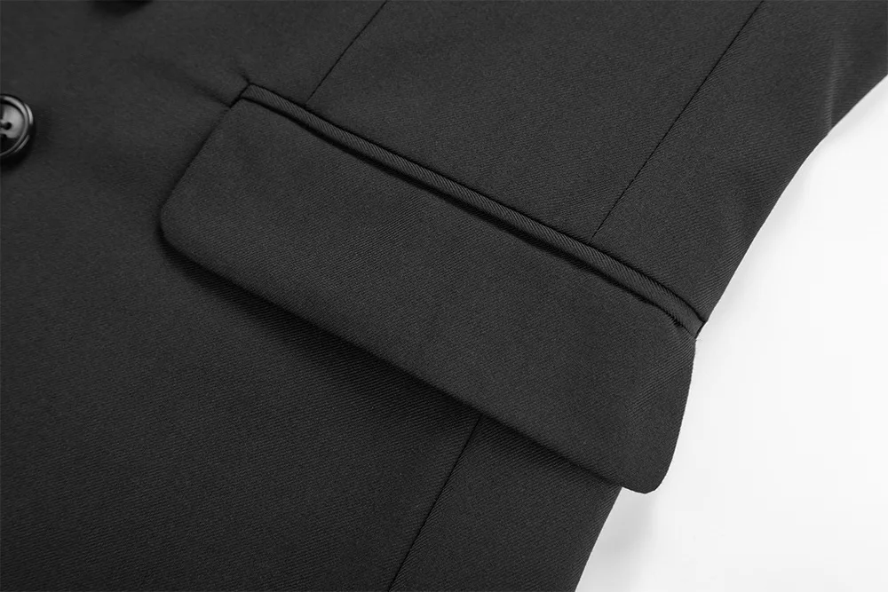 2024 Men's Formal Office Business Suit Sets 2PCS Double Breasted Blazers Jacket and Pants Wedding Groom Party Pants Sets Male