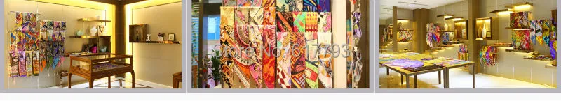 Manual Hand Rolled Twill Silk Scarf Women Three Giraffes Square Scarves Echarpes Foulards Femme Wrap Bandana Hijab 90CM