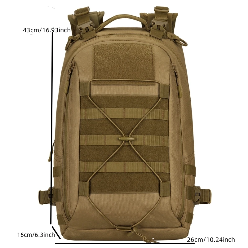 25L Military Tactical Backpack Men Waterproof 3D Travel Backpacks Camping Trekking Hunting Outdoor Sport Military Men's Army Bag