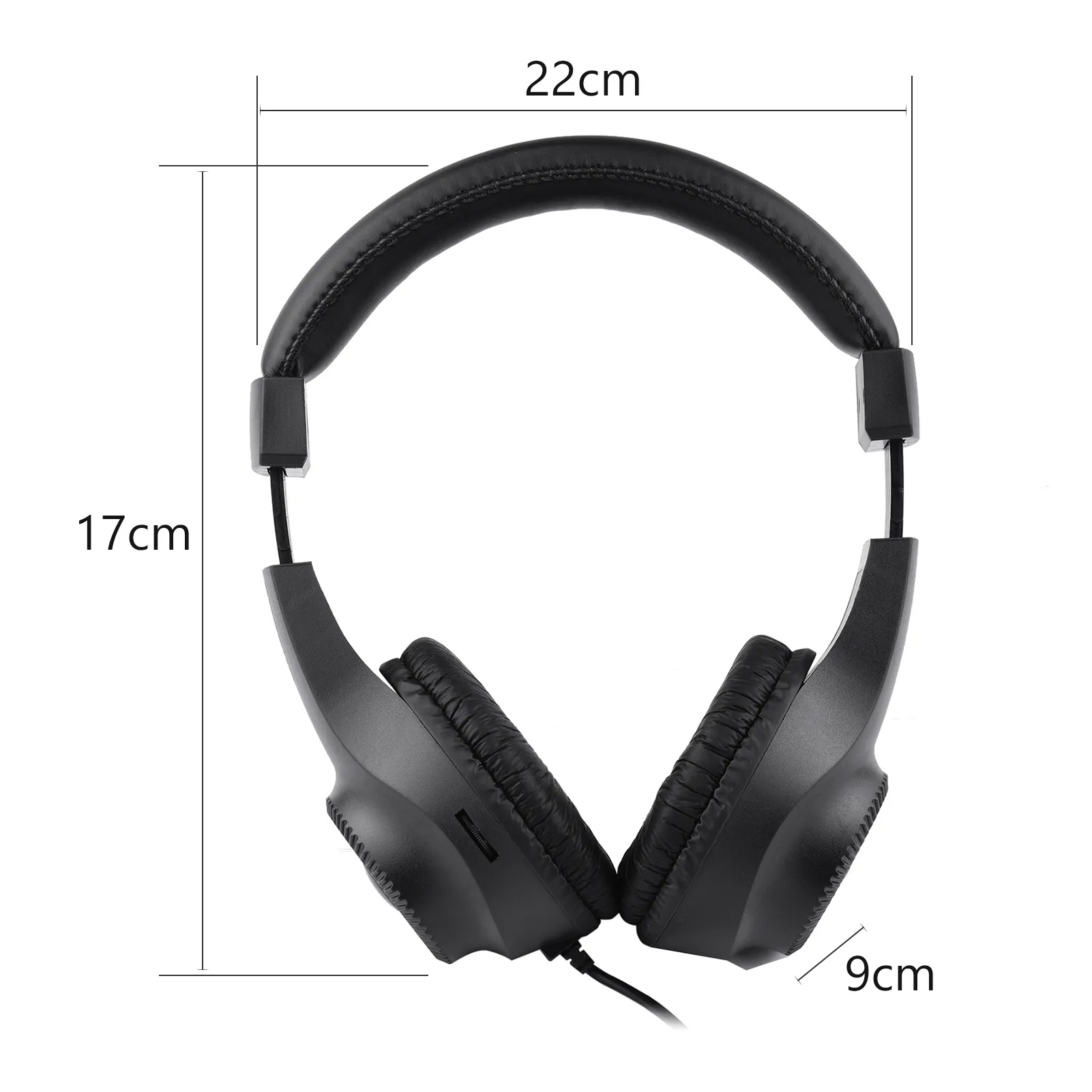 Wired Stereo Monitor Headphones Over-ear Headset with 50mm Driver 6.5mm Plug for Recording Monitoring Music (NOT for PC)