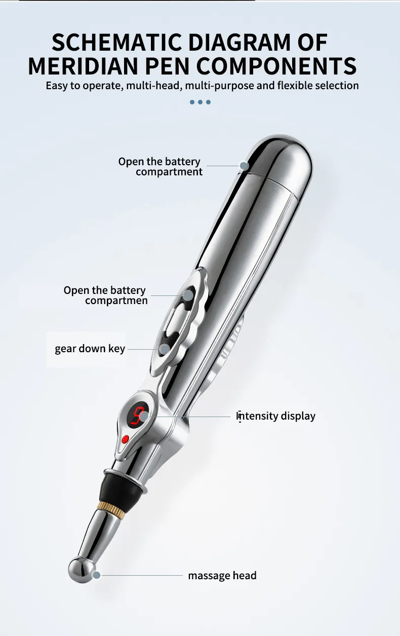 Electronic Acupuncture Pen Acupuncture Point Pen Acupuncture Point Pen Meridian Energy Meridian Pen Massage Pen Acupuncture Acup