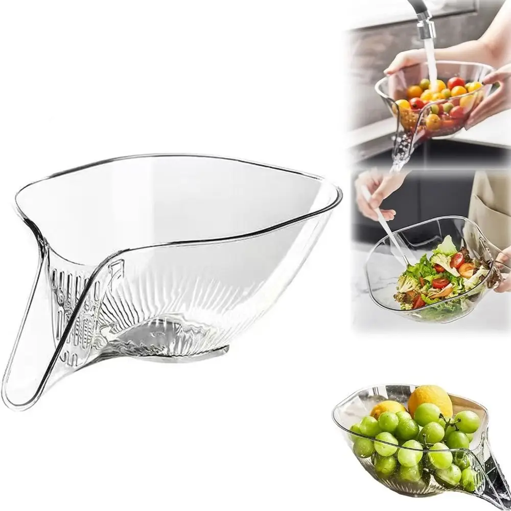 Multifunctional Drain Basket Drain Bowl Household Sink Vegetable Basin Kitchen Washing Fruit Plate Plastic